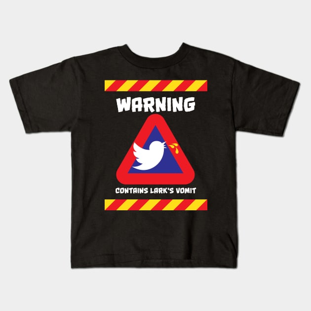 Lark’s Vomit Advisory Kids T-Shirt by hoopaman